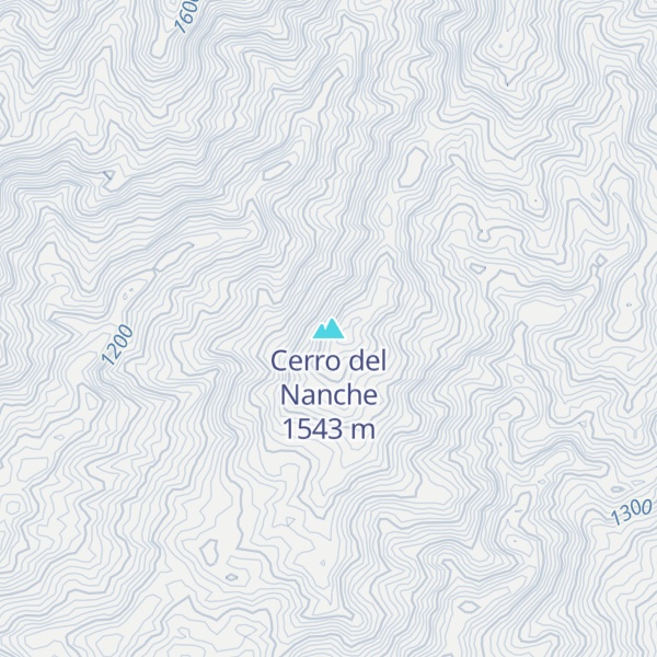 Map of Cerro del Nanche