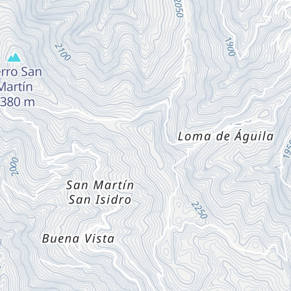 Map of Cerro Cumbre Chica