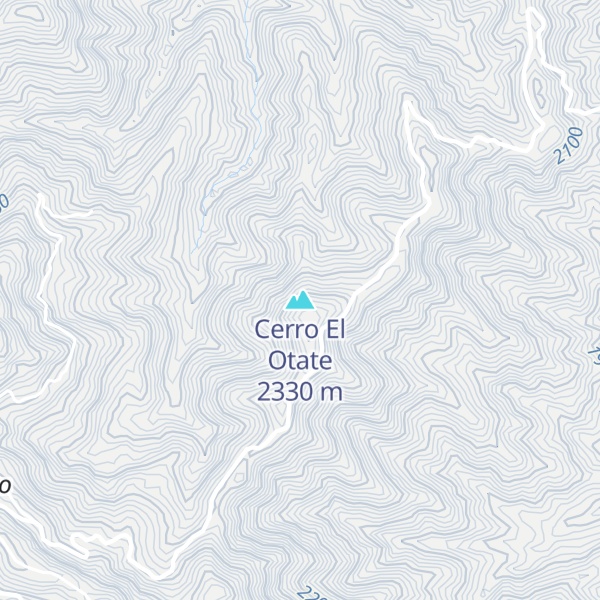 Map of Cerro El Otate