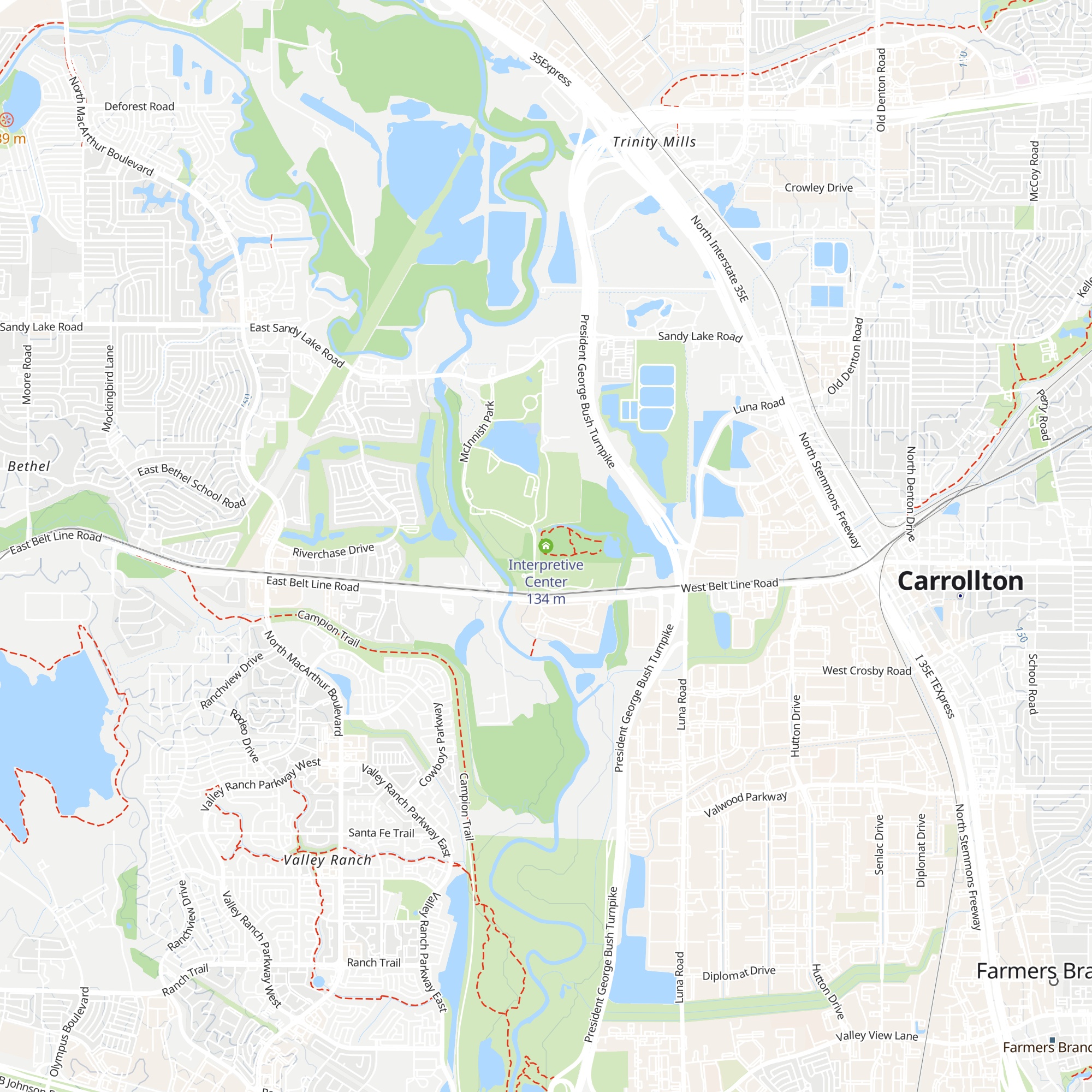 Interpretive Center map