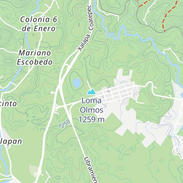 Map of Loma Olmos