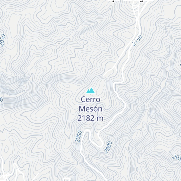 Map of Cerro Mesón