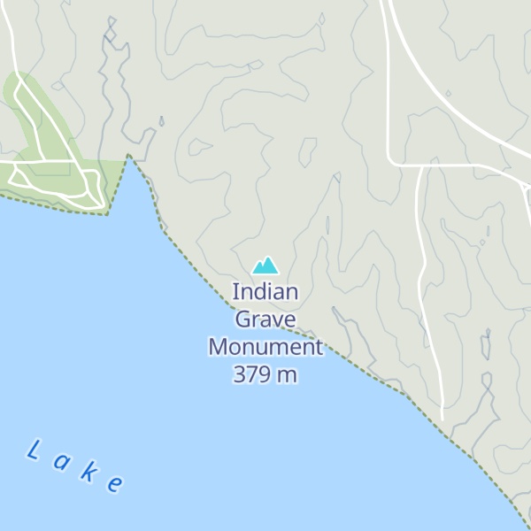 Map of Indian Grave Monument