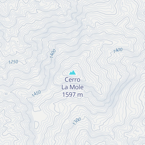 Map of Cerro La Mole