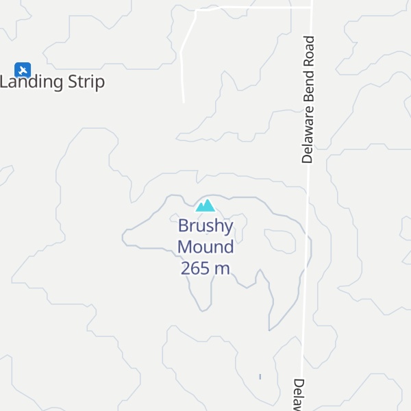 Map of Brushy Mound