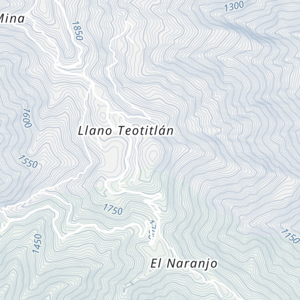 Map of Cerro El Nopal
