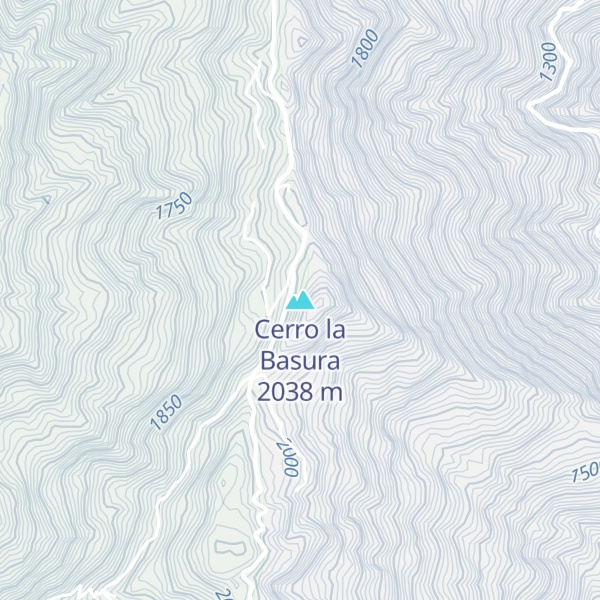 Map of Cerro la Basura