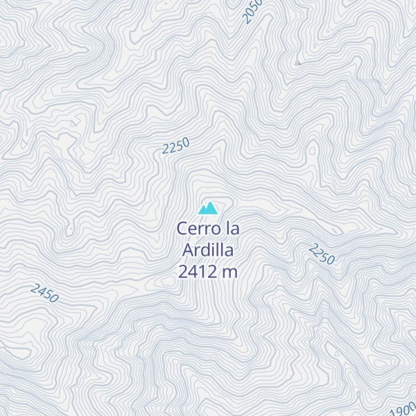 Map of Cerro la Ardilla