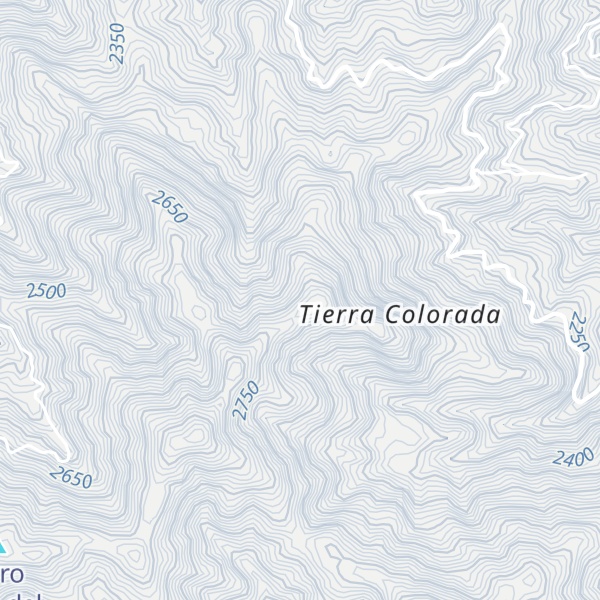 Map of Cerro Jarro Chico