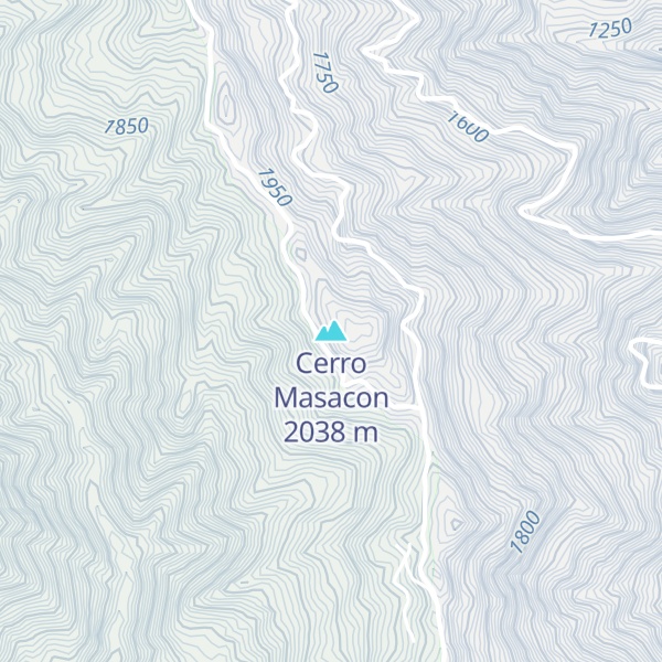 Map of Cerro Masacon