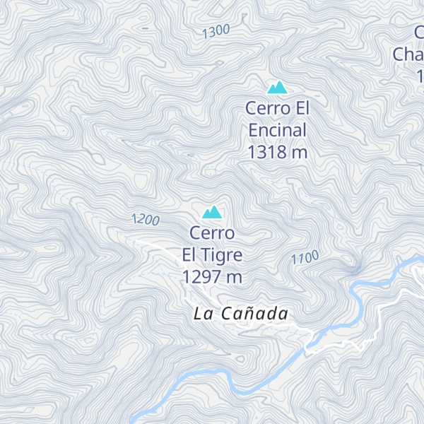 Map of Cerro El Tigre