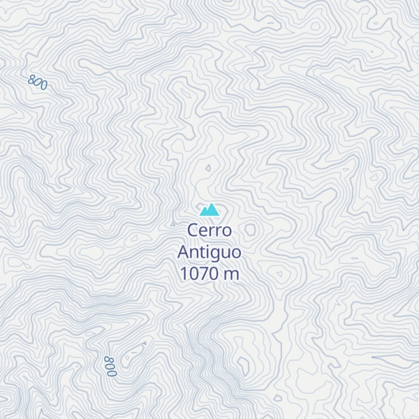Map of Cerro Antiguo