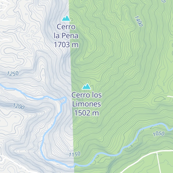 Map of Cerro los Limones