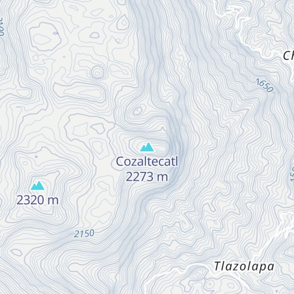 Map of Cozaltecatl
