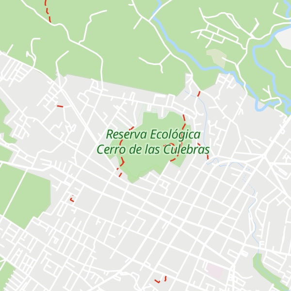Map of Cerro de Las Culebras