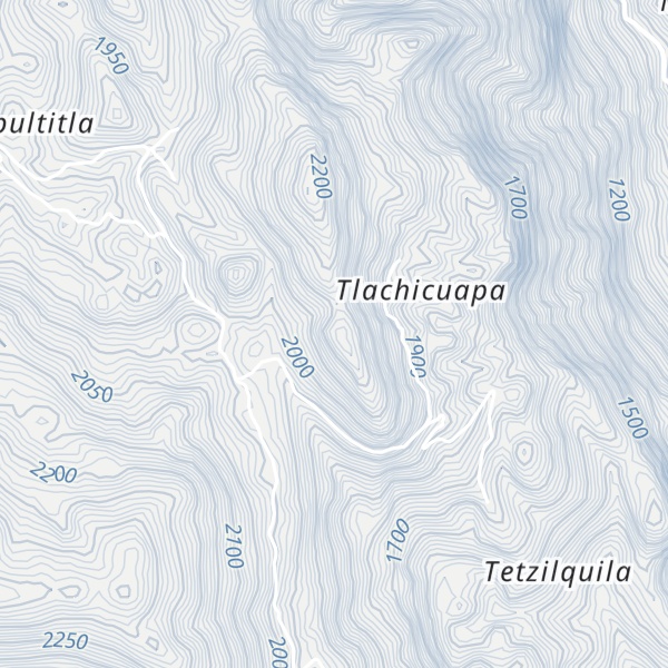 Map of Cerro Tejoroc