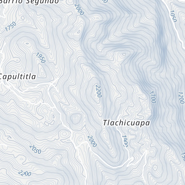 Map of Cerro Tenayo