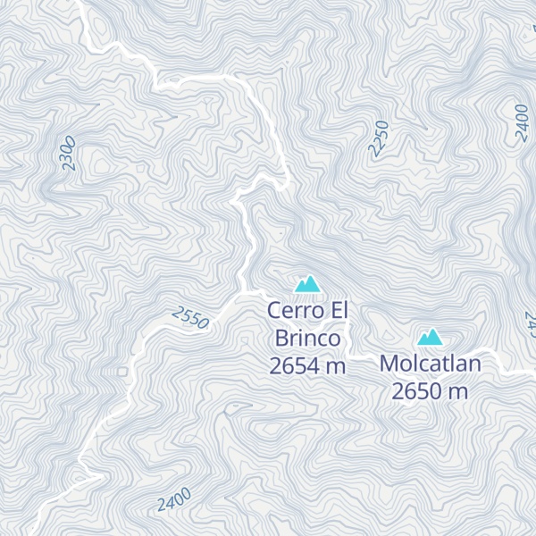 Map of Cerro El Sestiadero