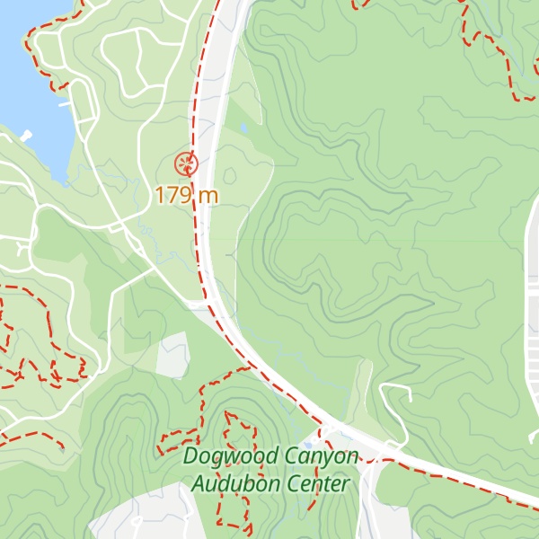 Map of Cedar Bluff