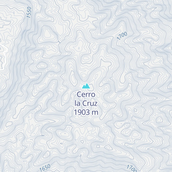 Map of Cerro la Cruz
