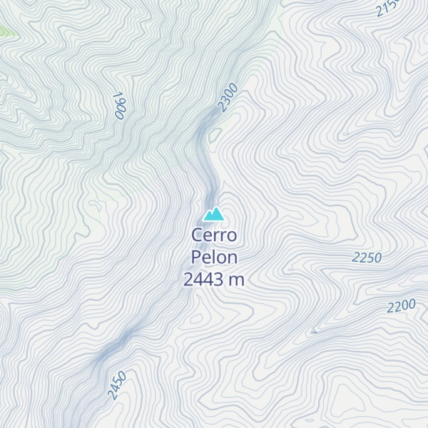 Map of Cerro Pelon