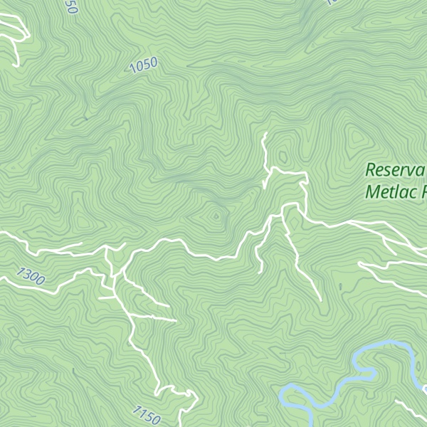Map of Cerro Poxcatze