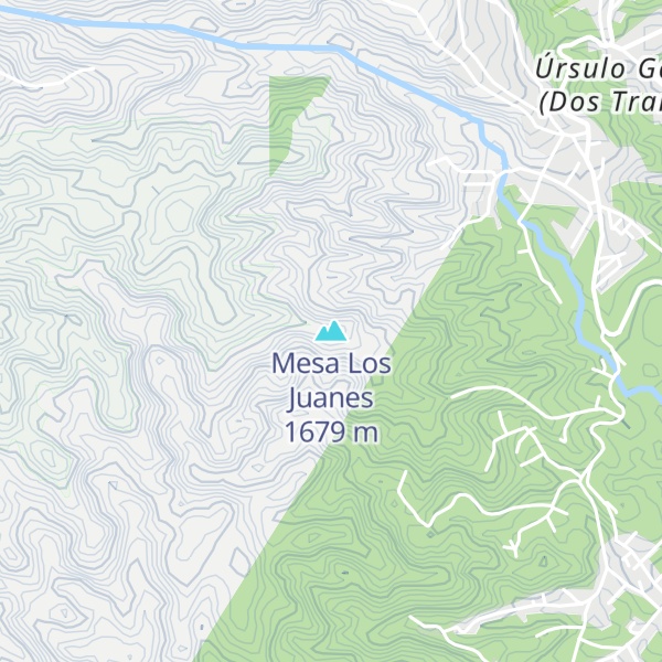 Map of Mesa Los Juanes