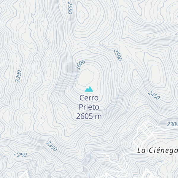 Map of Cerro Prieto