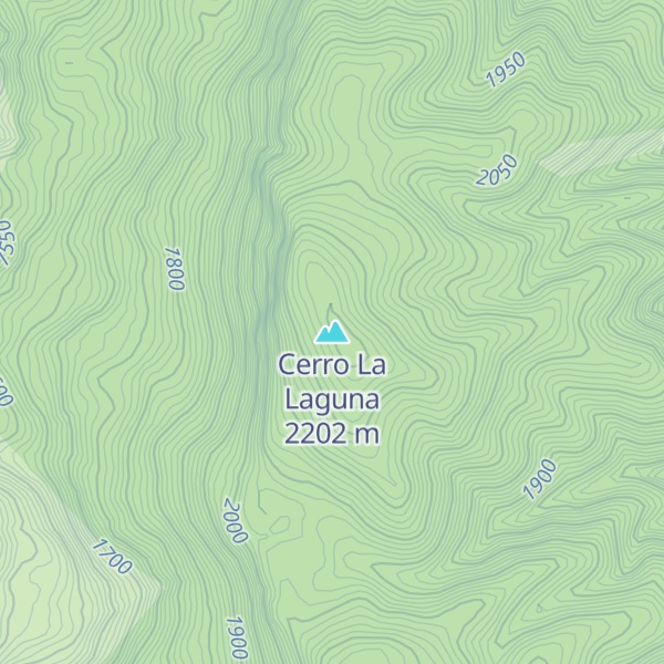 Map of Cerro La Laguna