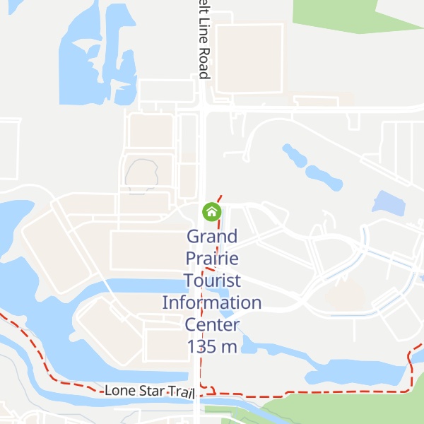 Map of Grand Prairie Tourist Information Center