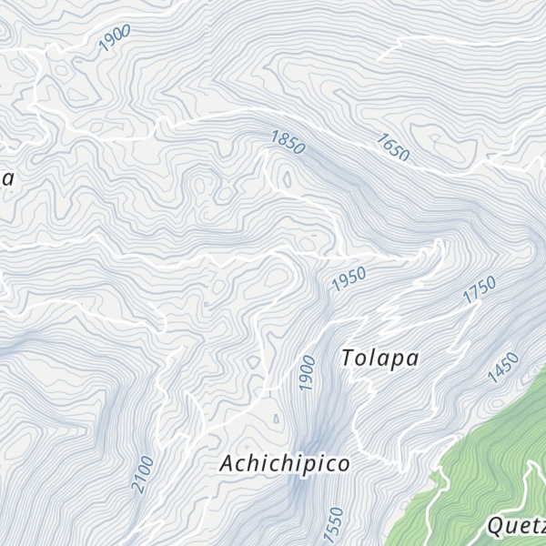 Map of Cerro Xoxovictepetl