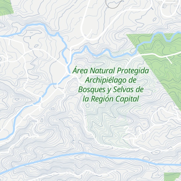 Map of Cerro Colorado