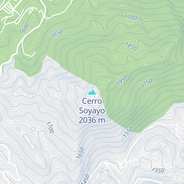 Map of Cerro Soyayo