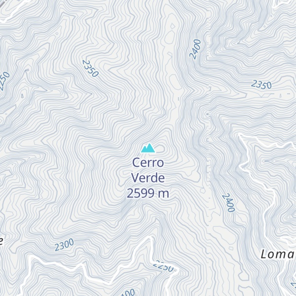 Map of Cerro Verde