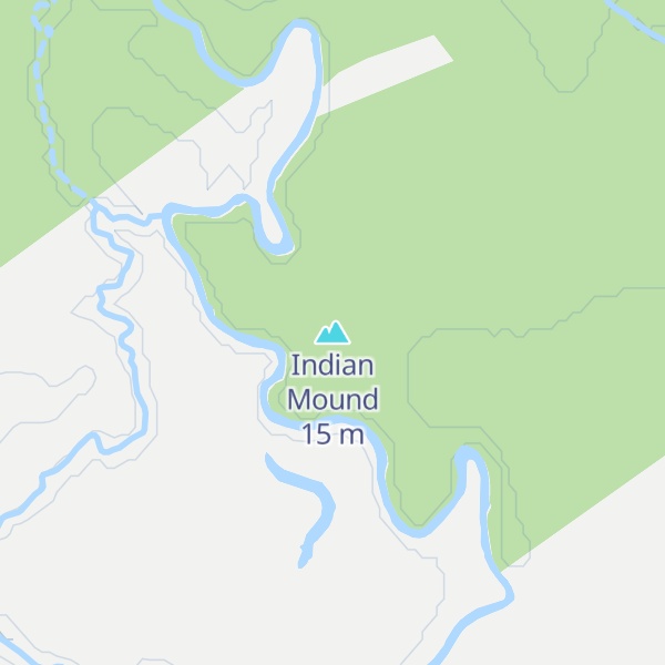 Map of Indian Mound