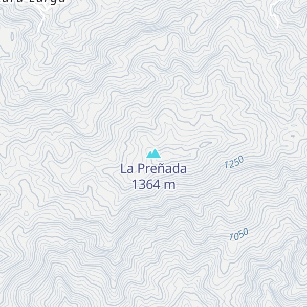 Map of La Preñada