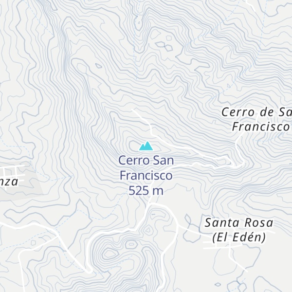 Map of Cerro San Francisco