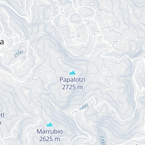 Map of Papalotzi
