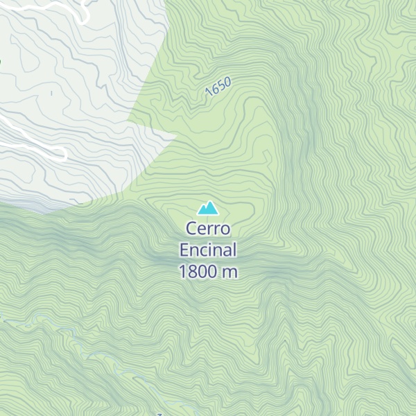 Map of Cerro Encinal
