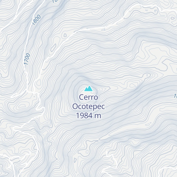 Map of Cerro Ocotepec