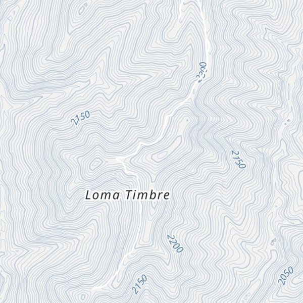 Map of Cerro Muralla