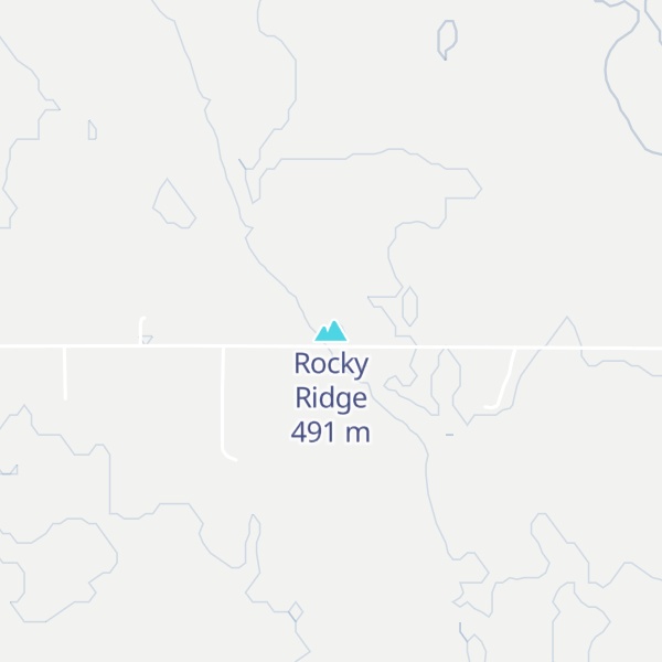 Map of Rocky Ridge