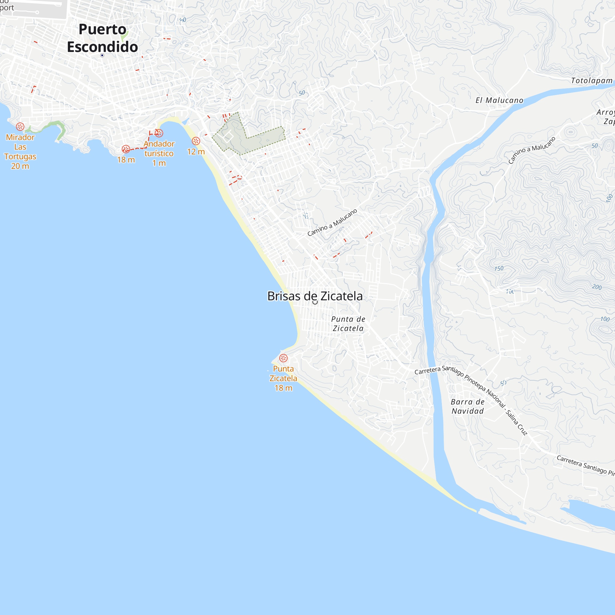 Cabanas Wasi map