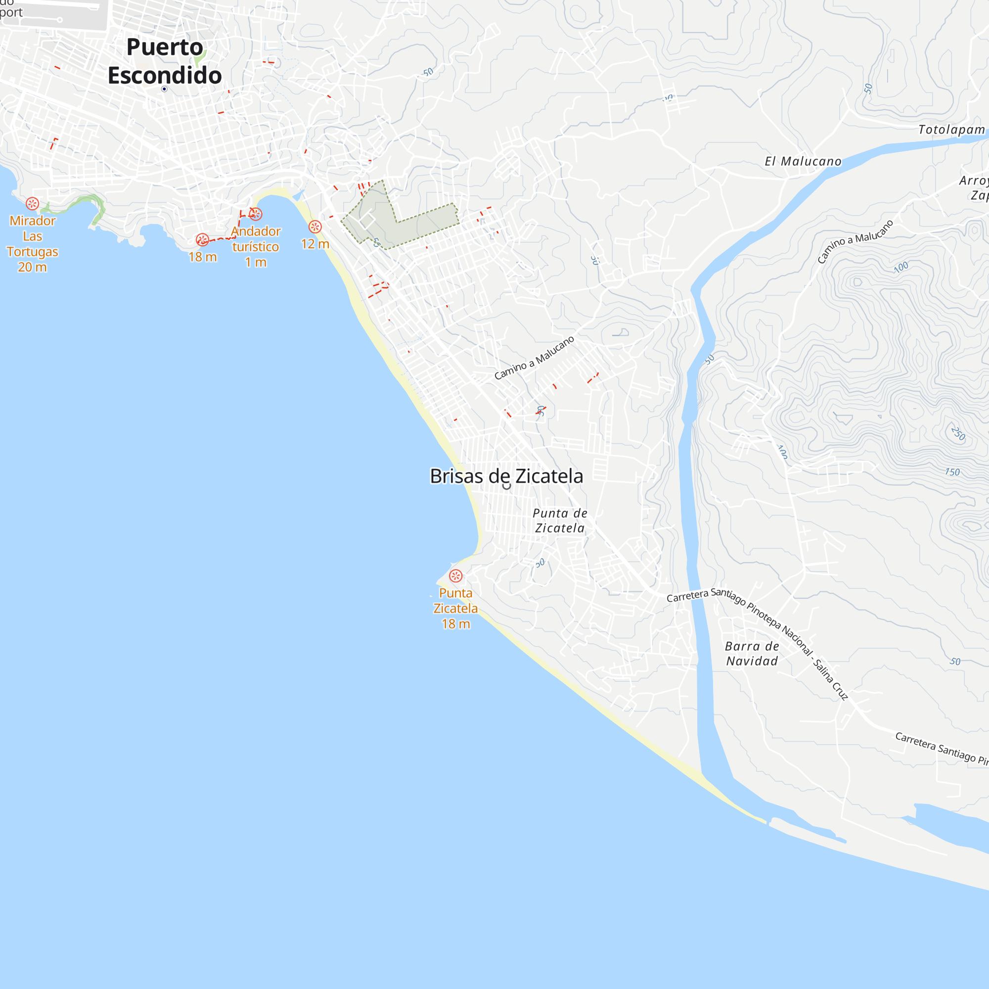 Cabanas Wasi map