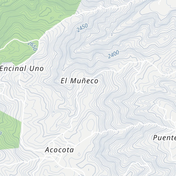 Map of Cerro El Muñeco