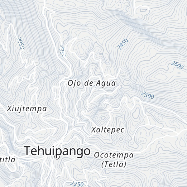 Map of Cerro Tepetiopa