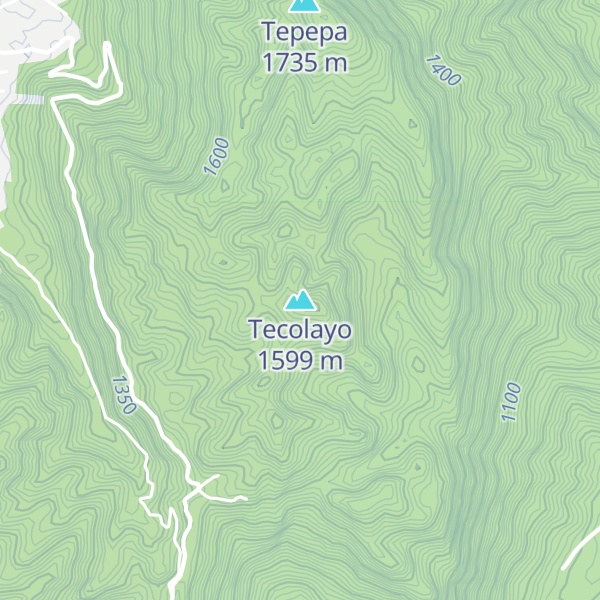 Map of Tecolayo