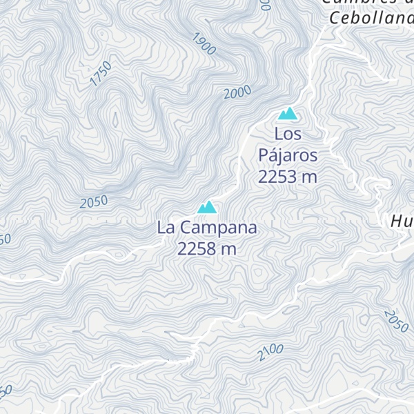 Map of La Campana