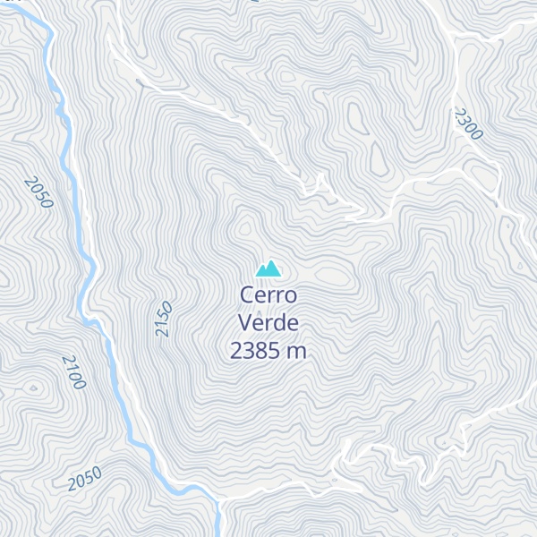 Map of Cerro Verde