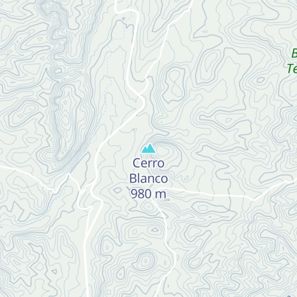 Map of Cerro Blanco